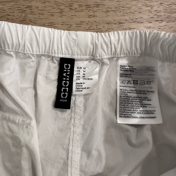 H&M White adjustable joggers - Picture 2 of 6